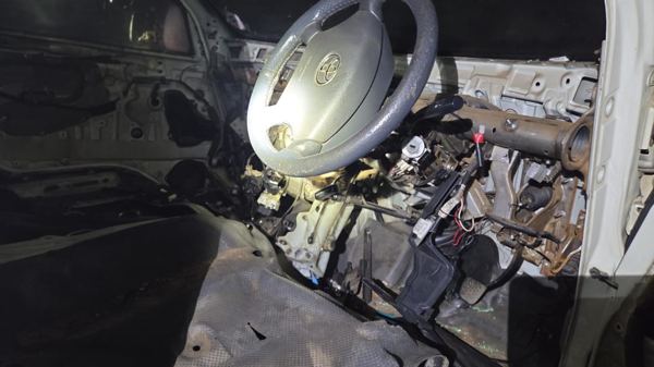 Stolen vehicle, stripped for parts — photo 7