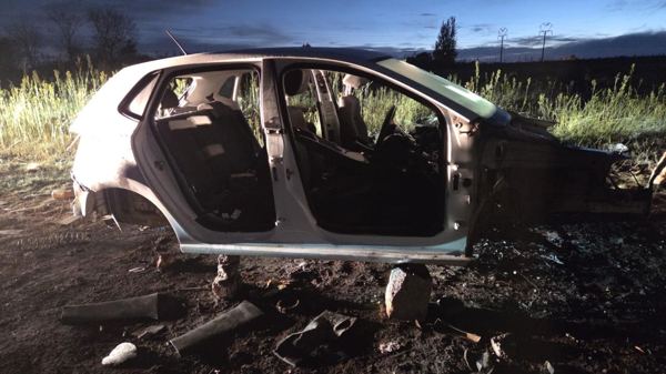 Stolen vehicle, stripped for parts — photo 19